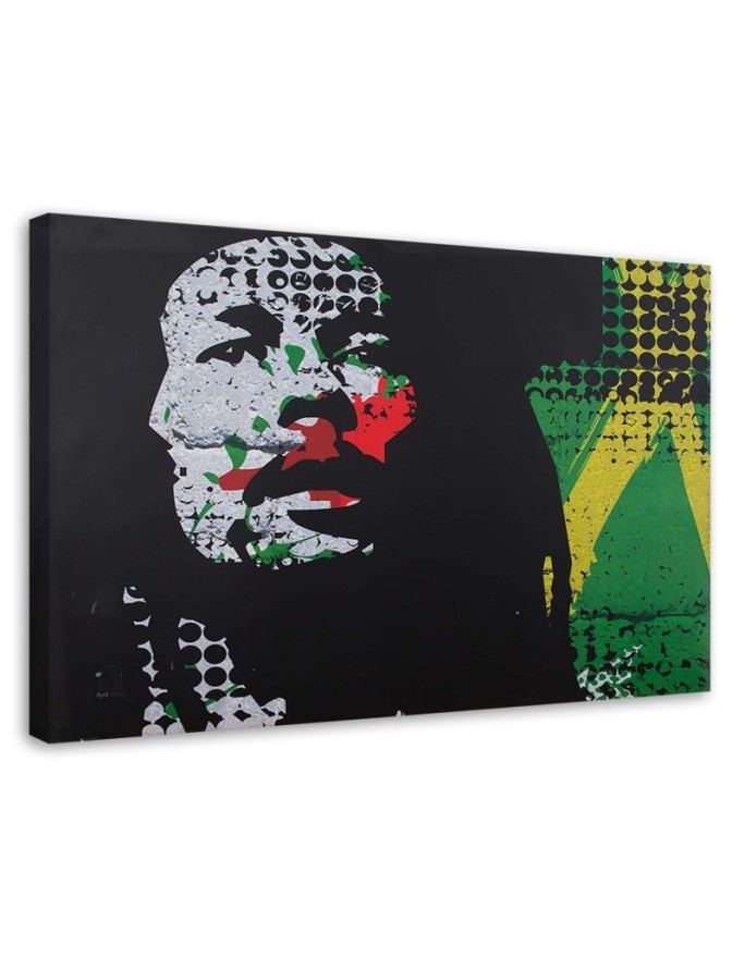 Obrazy do pokoju drukowane na płótnie - Bob Marley portret | FEEBY