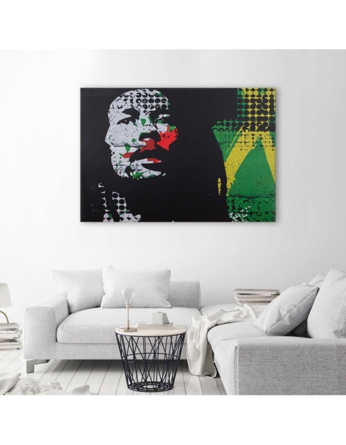 Obrazy do pokoju drukowane na płótnie - Bob Marley portret | FEEBY