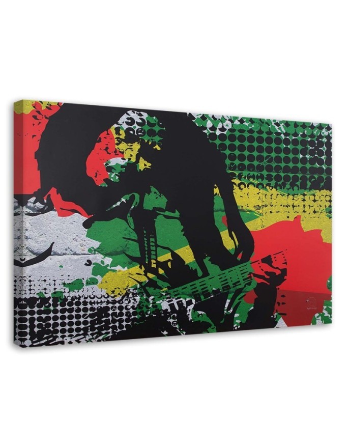 Bild auf Leinwand - Bob Marley - Reggae-Legende | Feeby
