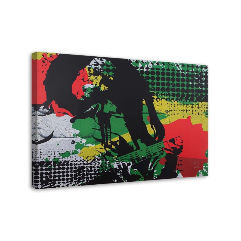 Bild auf Leinwand - Bob Marley - Reggae-Legende | Feeby