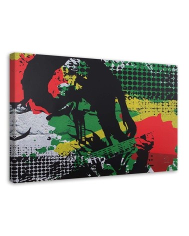 Modern Canvas paintings - Bob Marley reggae legend | FEEBY