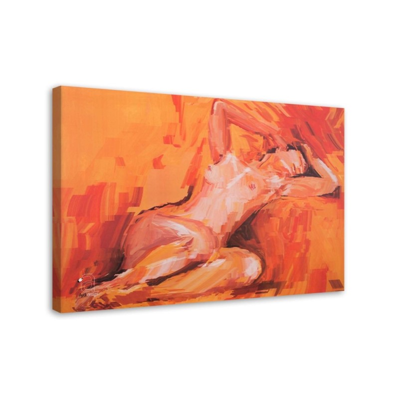 Bild auf Leinwand - Weiblicher Akt - abstrakt | Feeby