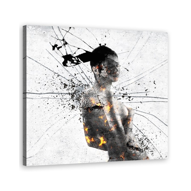 Leinwandbild - Menschen - Weiß | Feeby