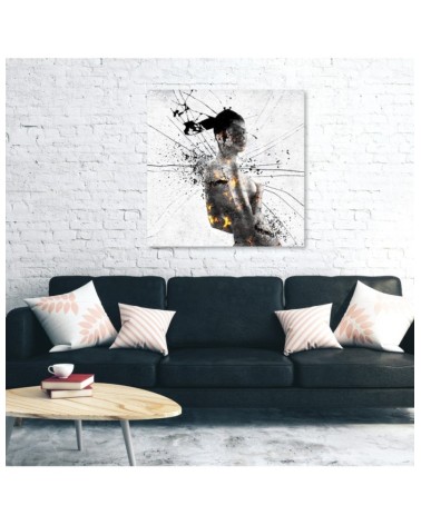 Leinwandbild - Menschen - Weiß | Feeby