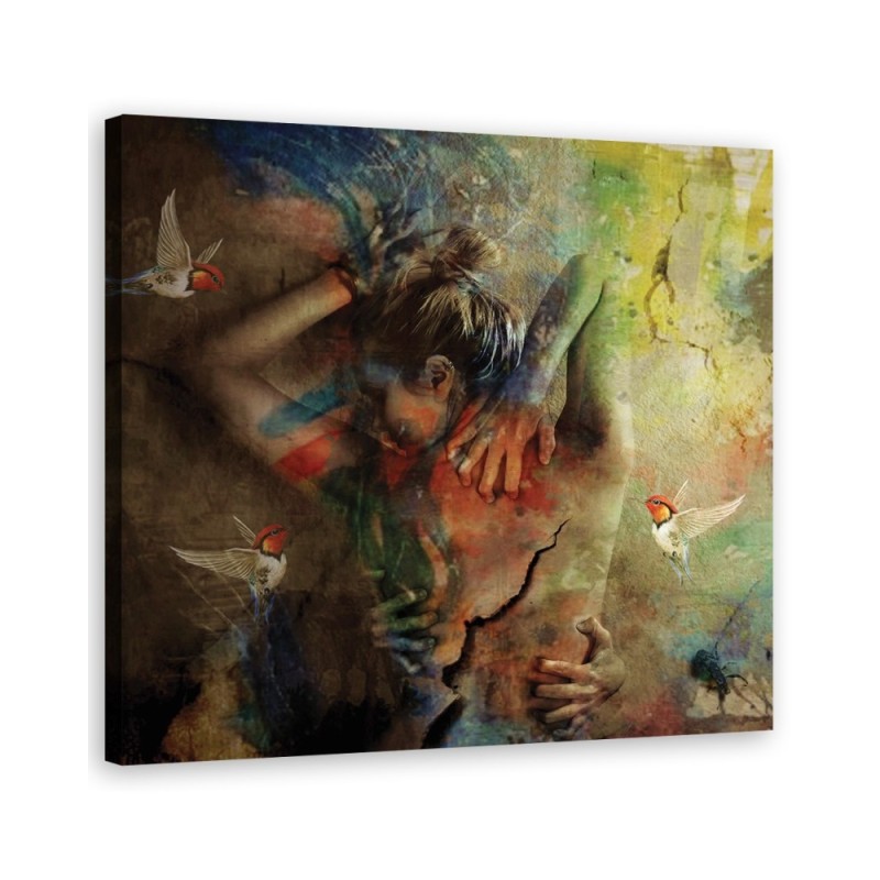 Bild auf Leinwand - Menschen - Farbige | Feeby