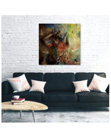 Bild auf Leinwand - Menschen - Farbige | Feeby