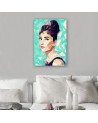 Obrazy aktorzy i aktorki - Audrey Hepburn z kokiem Cantu | FEEBY