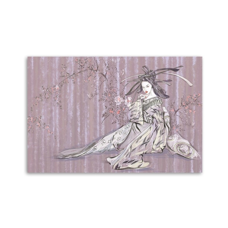 Leinwandbild - Traditioneller japanischer Geisha | Feeby