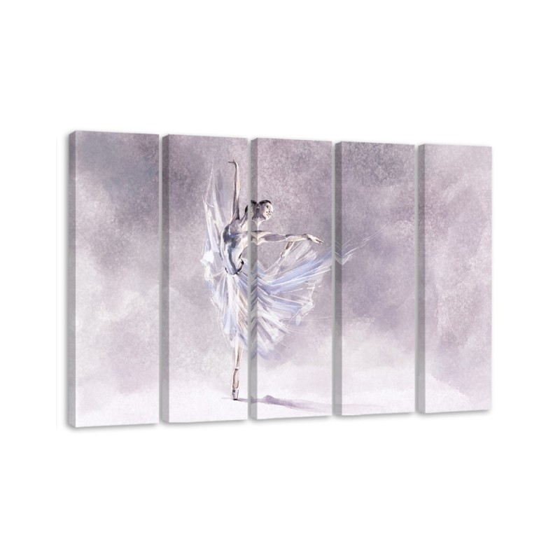 Modernes Wandbild - Ballerina Pirouet | Feeby