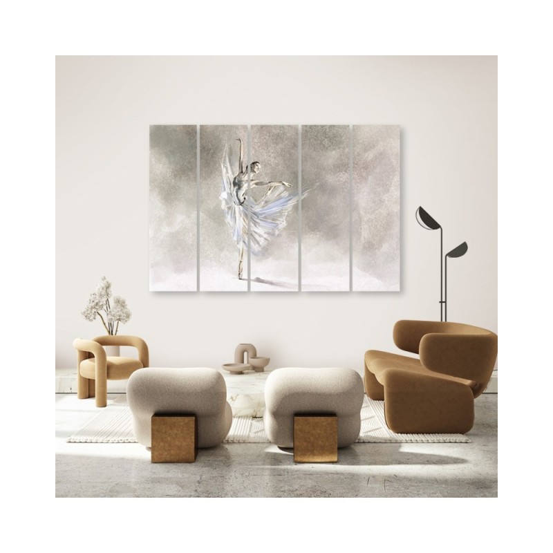 Dekoratives Leinwandbild - Ballerina Pirouet | Feeby