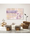 Woman with long hair - Multipart canvas painting | FEEBY