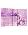 Woman with long hair - Multipart canvas painting | FEEBY