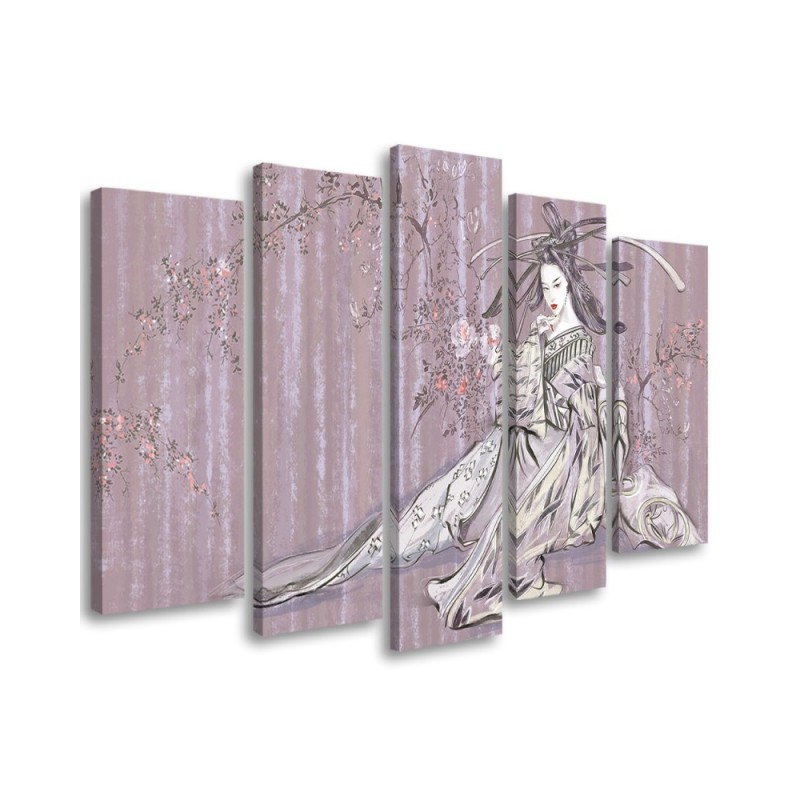 Leinwandbild - Traditioneller japanischer Geisha | Feeby