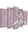 Traditional Japanese geisha - Multipart canvas painting | FEEBY