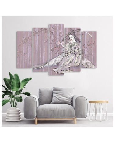 Leinwandbild - Traditioneller japanischer Geisha | Feeby