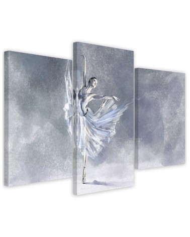 Ballerina pirouette - Multipart Canvas print for the living room | FEEBY