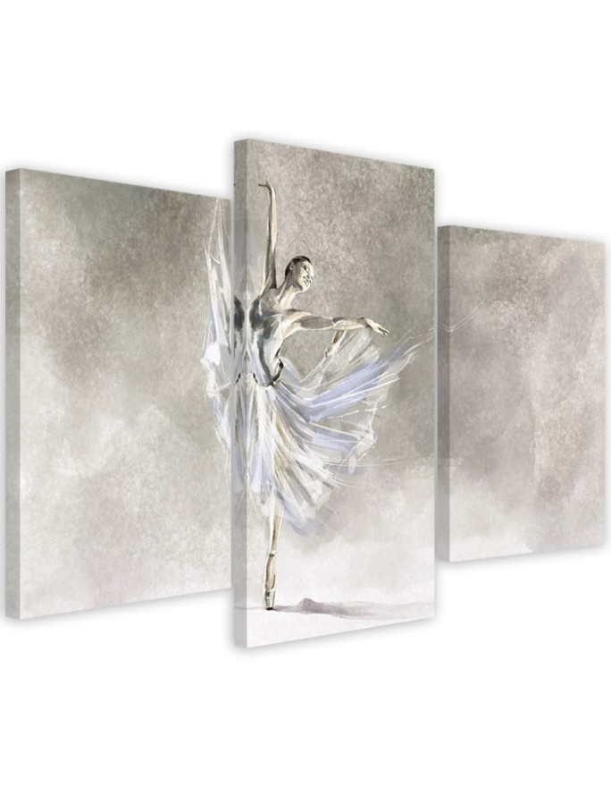 Leinwandbild modern - Ballerina Pirouet | Feeby