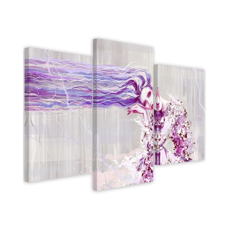 Modern paintings - Woman with long hair | FEEBY