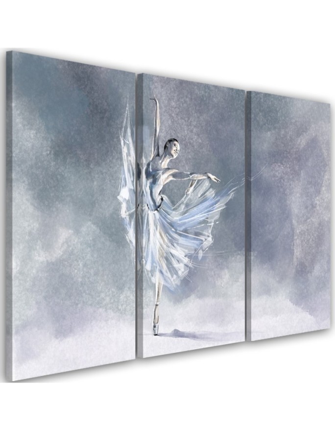 Modernes Wandbild - Ballerina Pirouet | Feeby