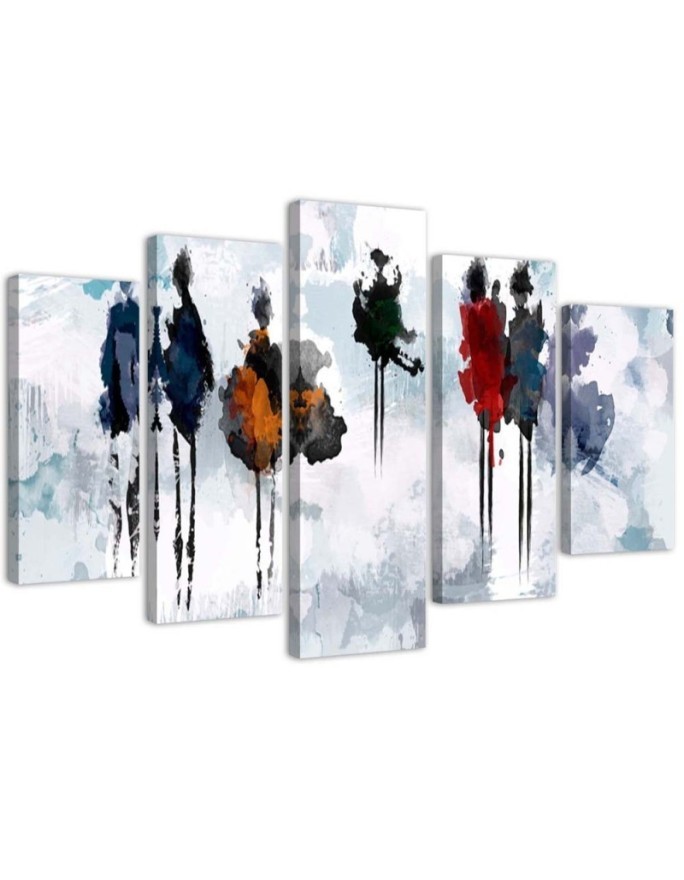 Leinwandbild - Abstrakte Frauen | Feeby