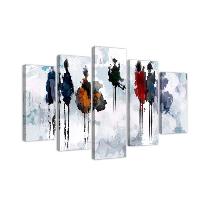 Leinwandbild - Abstrakte Frauen | Feeby