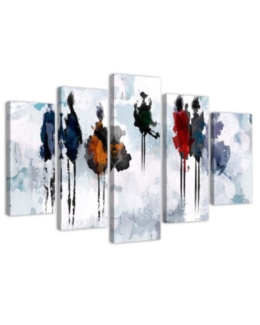 Leinwandbild - Abstrakte Frauen | Feeby