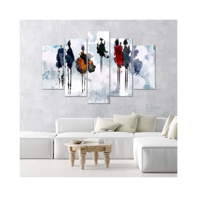 Leinwandbild - Abstrakte Frauen | Feeby