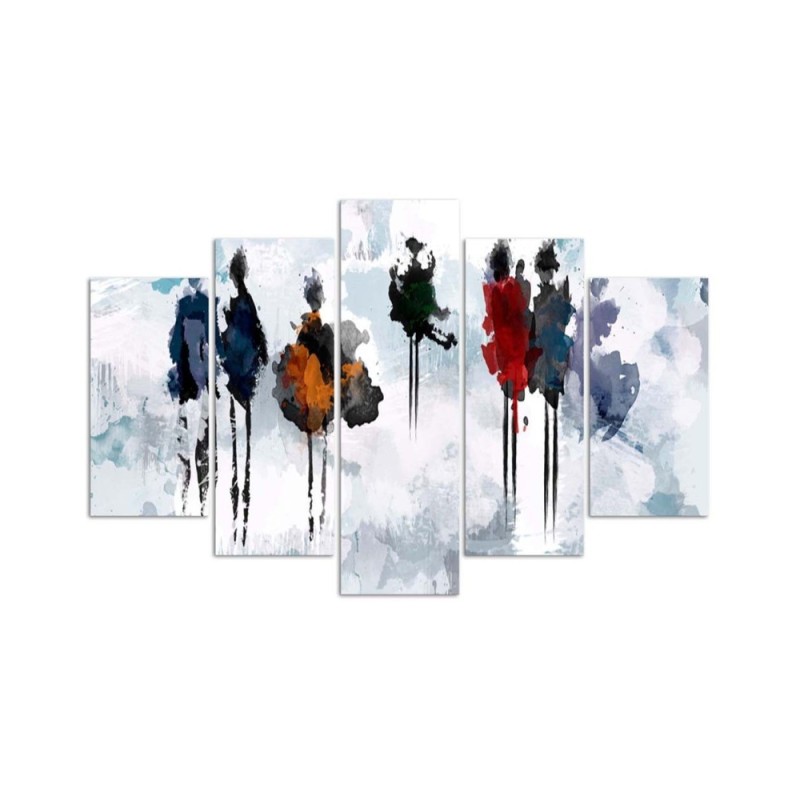 Leinwandbild - Abstrakte Frauen | Feeby