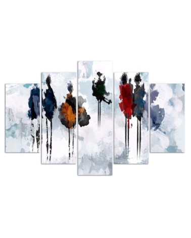 Leinwandbild - Abstrakte Frauen | Feeby