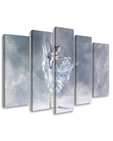 Pirouette ballerina dance - Paintings for the living room | FEEBY