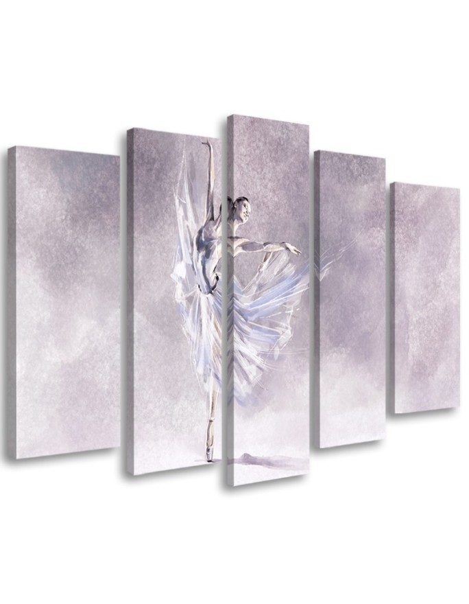 Bild auf Leinwand - Ballerina Pirouet | Feeby