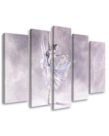 Bild auf Leinwand - Ballerina Pirouet | Feeby