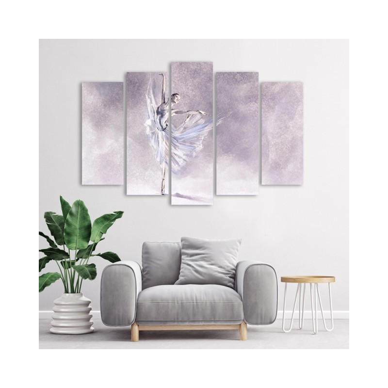 Bild auf Leinwand - Ballerina Pirouet | Feeby