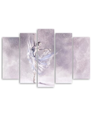 Bild auf Leinwand - Ballerina Pirouet | Feeby