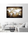Vintage world map - Canvas paintings. High quality | FEEBY