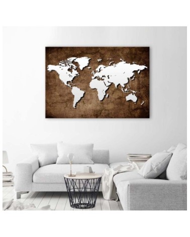 Modernes Wandbild - Alte Weltkarte | Feeby