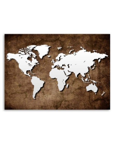 Modernes Wandbild - Alte Weltkarte | Feeby