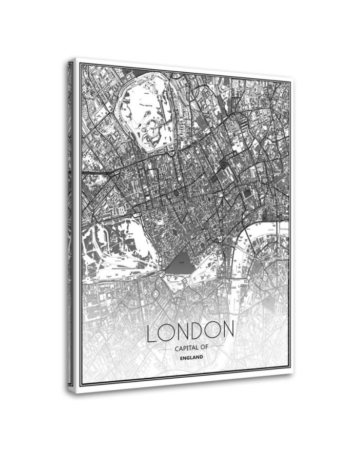 Plan miasta Londyn - Obrazy do biura | FEEBY