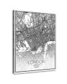 Plan miasta Londyn - Obrazy do biura | FEEBY