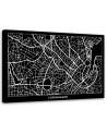 Canvas office paintings - Copenhagen city plan | FEEBY