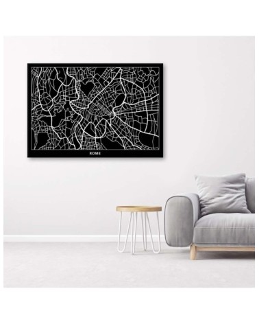 Bild auf Leinwand - Rom - Stadtplan | Feeby