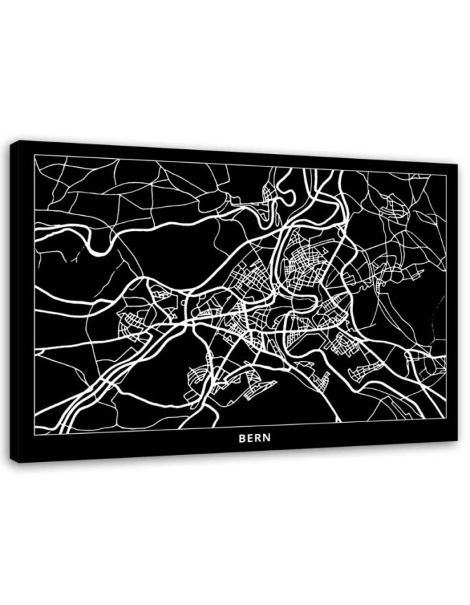 Brno plan miasta - Obrazy do biura | FEEBY