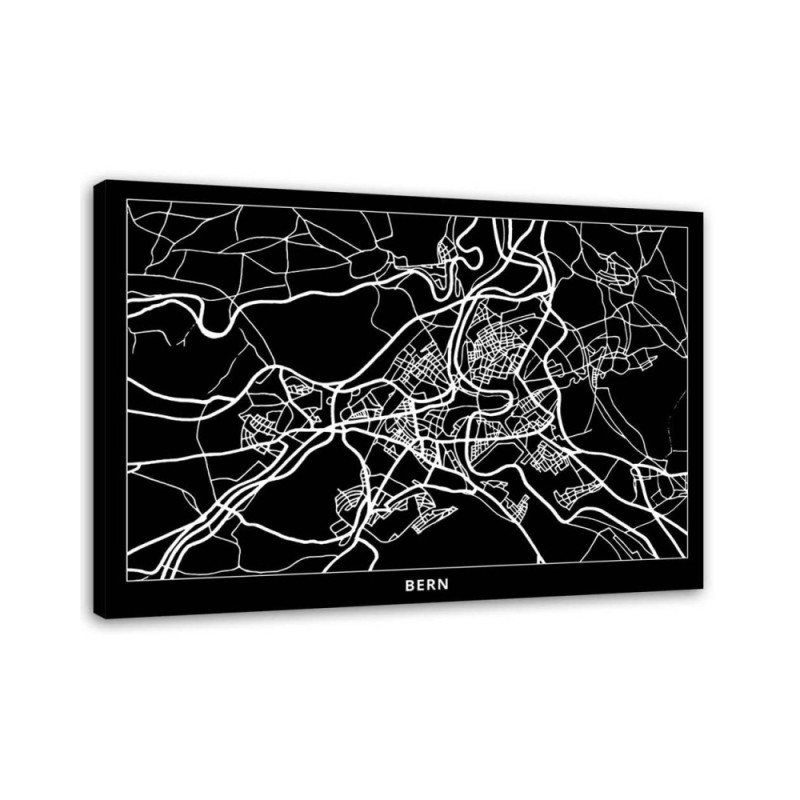 Modernes Wandbild - Brünn - Stadtplan | Feeby