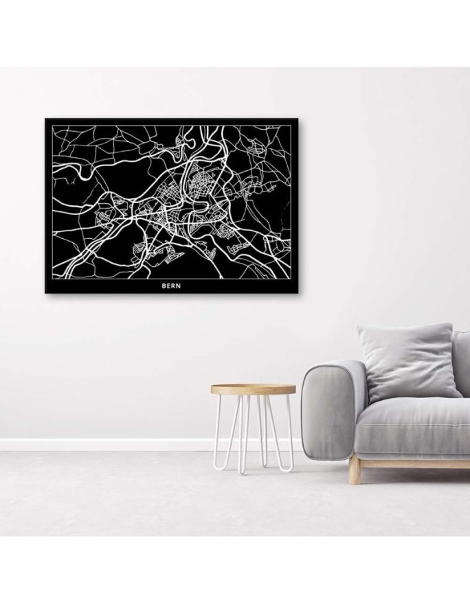 Brno plan miasta - Obrazy do biura | FEEBY