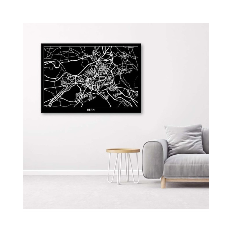 Modernes Wandbild - Brünn - Stadtplan | Feeby