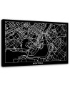 Montreal plan miasta - Obrazy do biura | FEEBY
