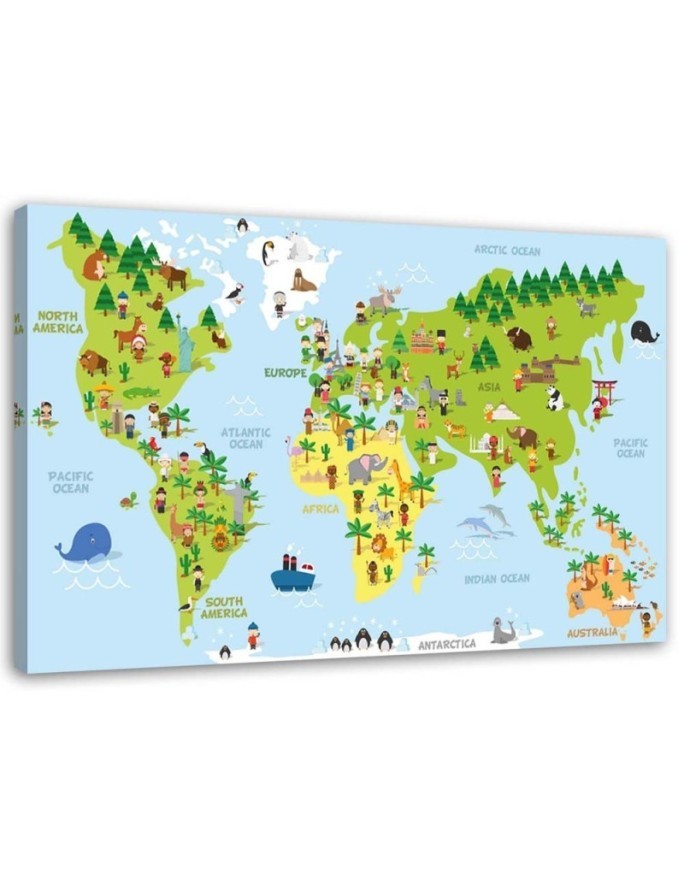 Obraz dla dzieci - Mapa edukacyjna | FEEBY