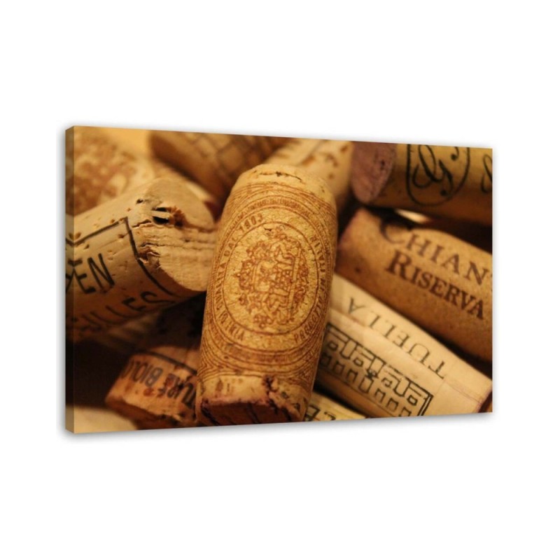 Bild auf Leinwand - Weinkorken | Feeby