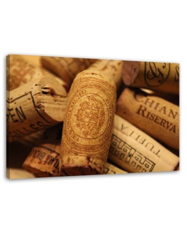 Bild auf Leinwand - Weinkorken | Feeby