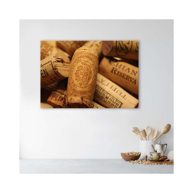 Bild auf Leinwand - Weinkorken | Feeby